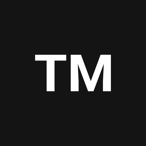 TM symbol on black background.