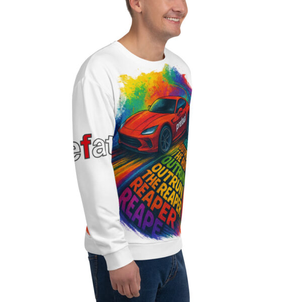 Outrun the reaper sweatshirt - Image 4