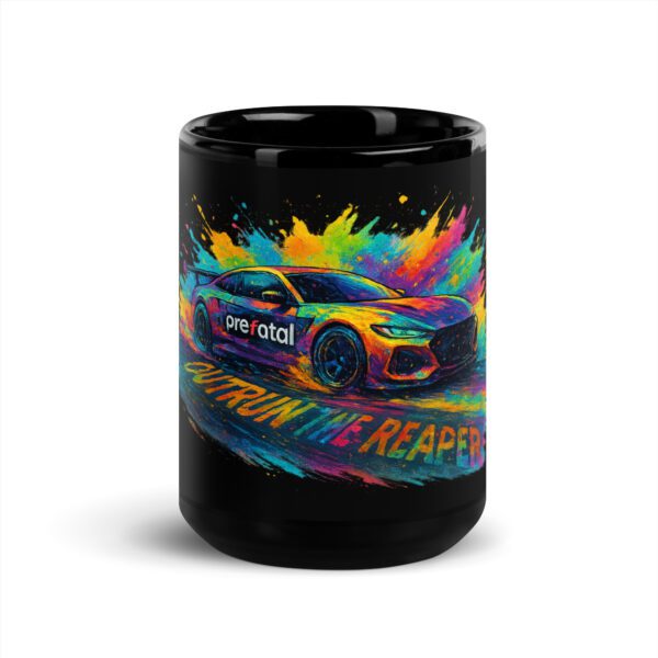 Outrun The Reaper Glossy Mug - Image 2