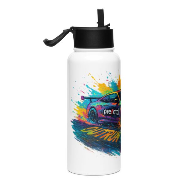 Stainless steel water bottle with a straw lid - Image 4